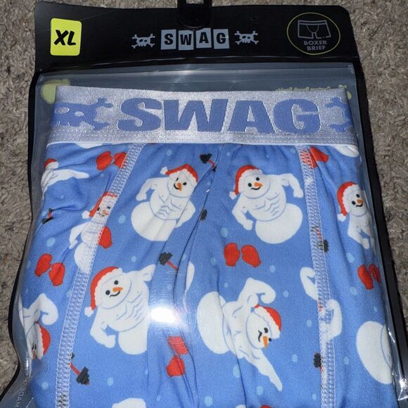 SWAG MUSCULAR FROSTY THE SNOWMAN BRIEF, SIZE XL (38-40)‎ - Picture 1 of 4